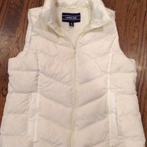 Land’s End Women’s Down Puffer Vest EUC!!
